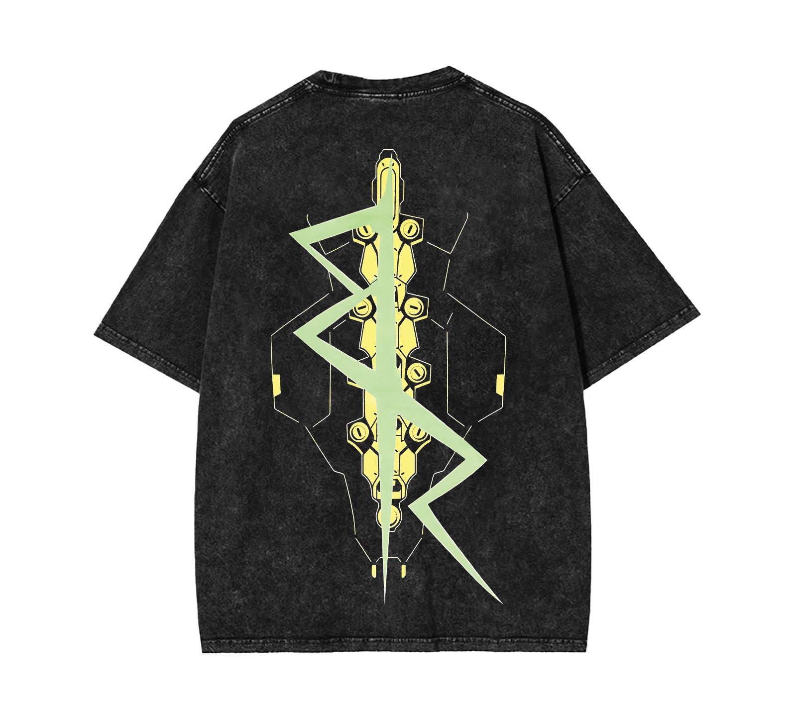 Cyberpunk 2077 Vintage Washed Graphic Tee [TPR] - Image 3